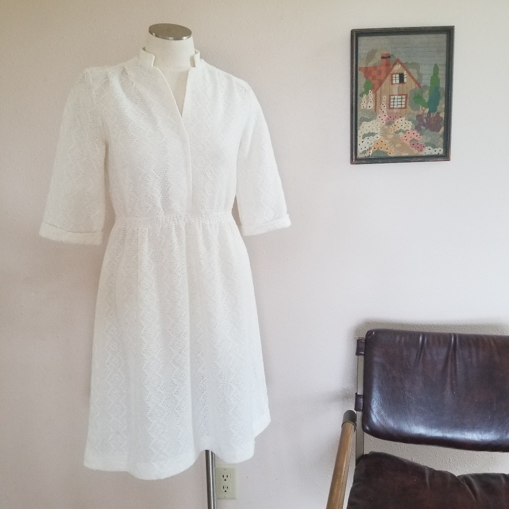 Cora's Closet Vintage White Dress